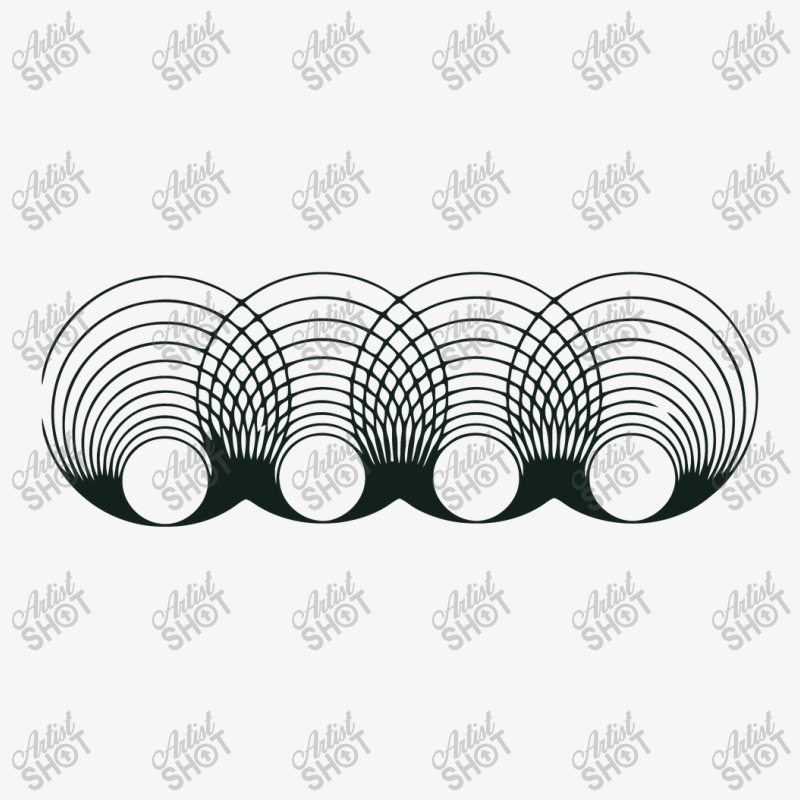 Circle Hypnotic Pattern,circle Pattern Ladies Fitted T-Shirt by HlebVasilev | Artistshot