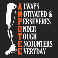 Amputee Quote Funny Leg Prosthetic Legged Surgery Graphic Premium 3/4 Sleeve Shirt | Artistshot