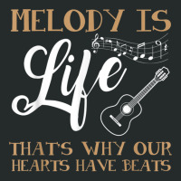 Music T Shirt Melody Is Life Novelty Guitar Shirt T Shirt Women's Triblend Scoop T-shirt | Artistshot