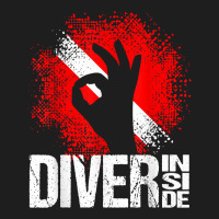 Diver Inside Diving Flag Wreck Sports Diving Classic T-shirt | Artistshot