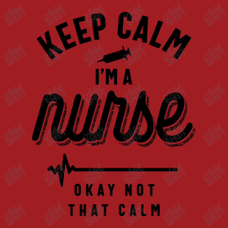 Keep Calm Im A Nurse Waist Apron | Artistshot