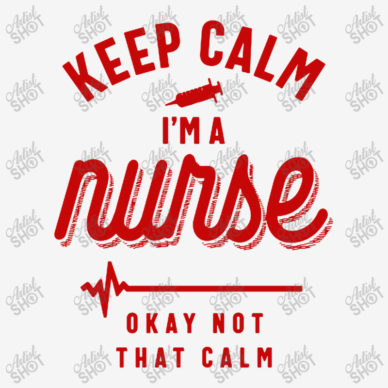 Keep Calm Im A Nurse Crew Socks | Artistshot