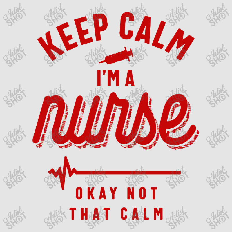 Keep Calm Im A Nurse Medium-length Apron | Artistshot