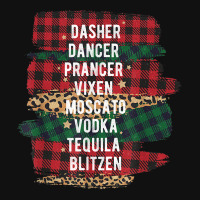 Funny Christmas Buffalo Plaid Reindeer Party Names Tote Bags | Artistshot