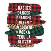 Funny Christmas Buffalo Plaid Reindeer Party Names Stainless Steel Water Bottle | Artistshot