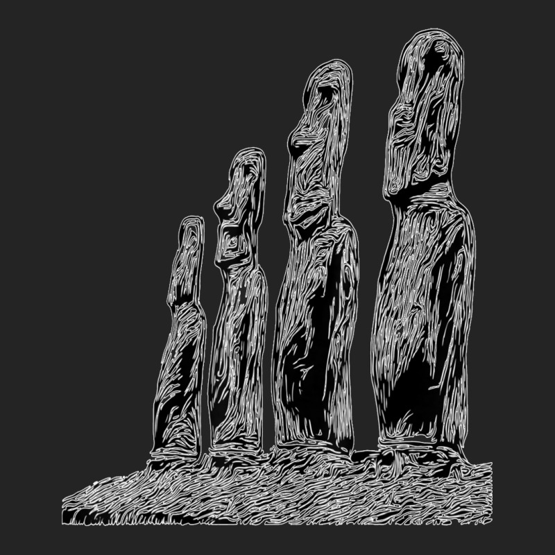 Easter Island Moai Statue Monolith World Mystery 3/4 Sleeve Shirt | Artistshot