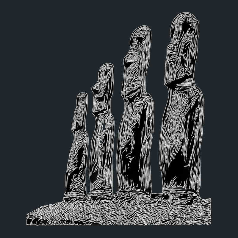 Easter Island Moai Statue Monolith World Mystery Crewneck Sweatshirt | Artistshot