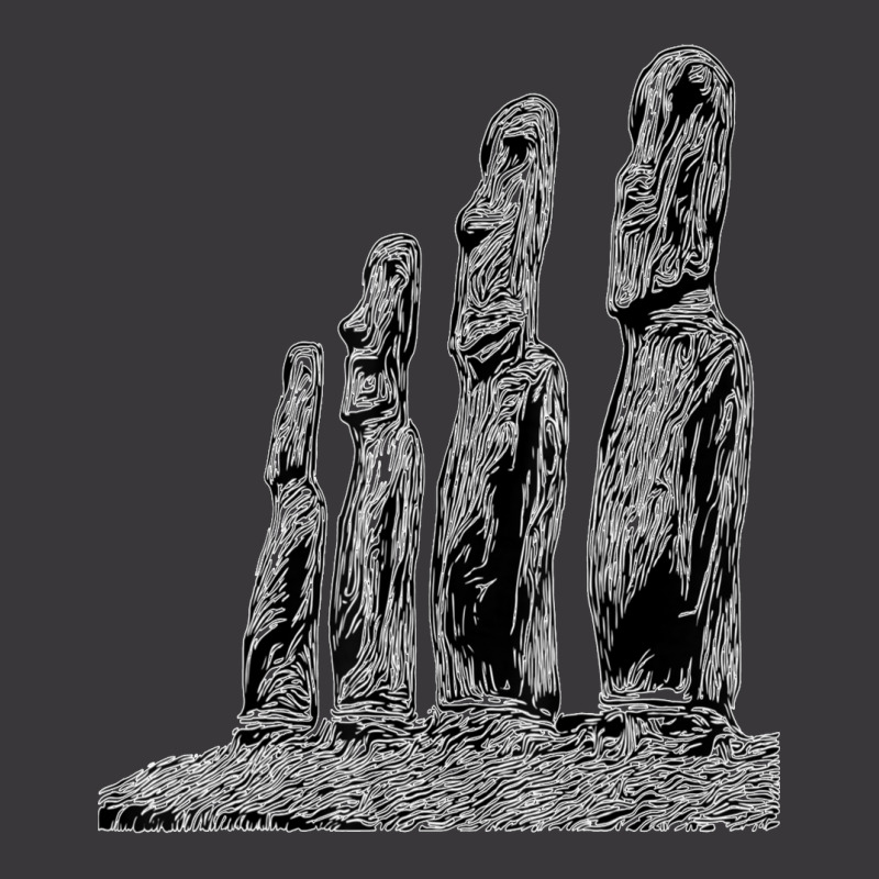 Easter Island Moai Statue Monolith World Mystery Ladies Curvy T-shirt | Artistshot