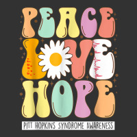 Peace Love Hope Pitt Hopkins Syndrome Phs Awareness Gift Baby Bodysuit | Artistshot