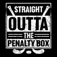 Stright Outta The Penalty Box Ice Hockey Hockey Ice Hockey T Shirt Adjustable Cap | Artistshot