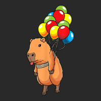 Capybara Giant Cavy Rodent With Balloons Capybara T Shirt Printed Hat | Artistshot