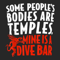 Some People's Bodies Are Temples Mine Is A Dive Bar T Shirt Men's T-shirt Pajama Set | Artistshot