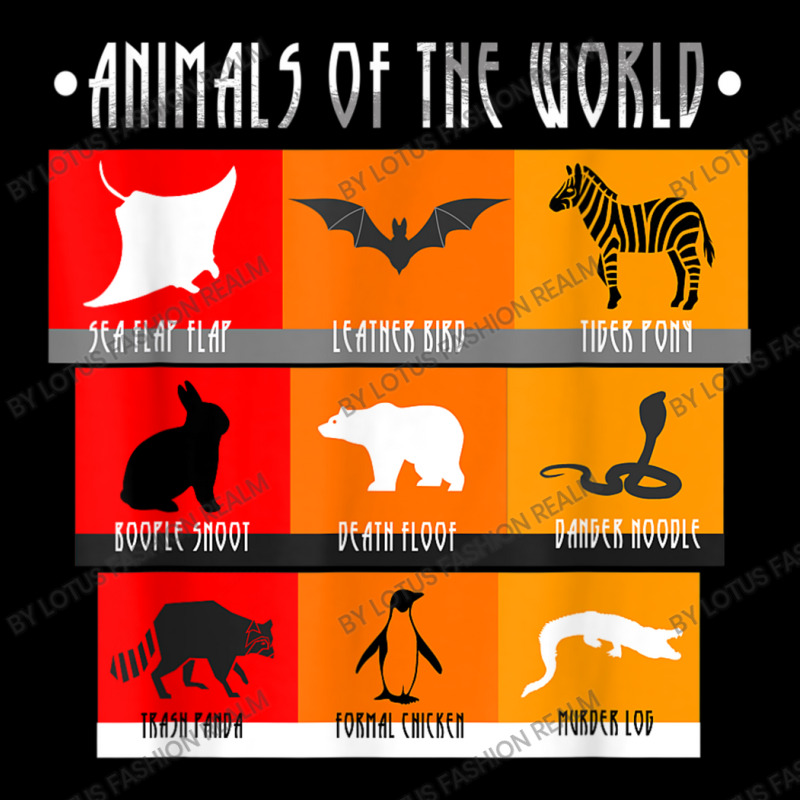 Animals Of The World Pocket T-shirt | Artistshot