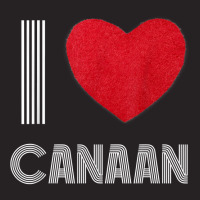 I Love Canaan Boyfriend Heart Vintage Bday Family T Shirt Vintage Cap | Artistshot