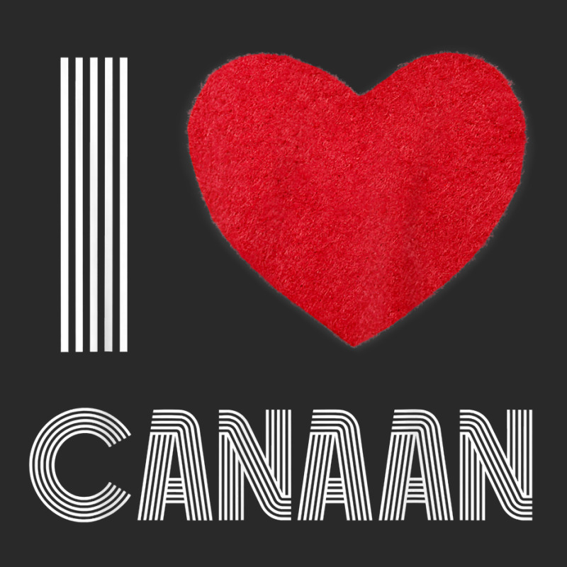 I Love Canaan Boyfriend Heart Vintage Bday Family T Shirt Printed hat by cm-arts | Artistshot