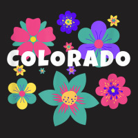 Floral Overlay Colorado Souvenir Tee Flowers For Women Kids T Shirt T-shirt | Artistshot