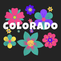 Floral Overlay Colorado Souvenir Tee Flowers For Women Kids T Shirt 3/4 Sleeve Shirt | Artistshot