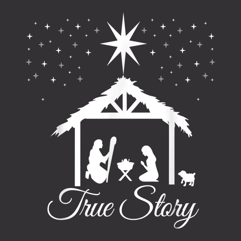 Christmas Nativity Shirt True Story Nativity Scene Gifts Vintage Hoodie by cm-arts | Artistshot