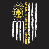 Special Operations Command (socom) American Flag T Shirt T-shirt | Artistshot