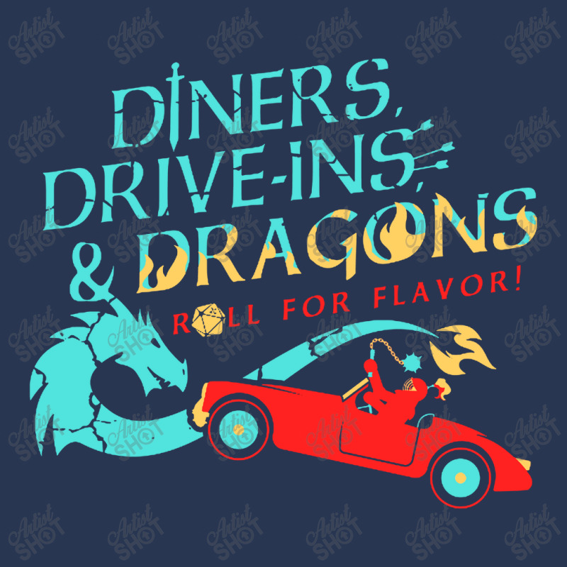 Diners Drive Ins Dragons Men Denim Jacket | Artistshot