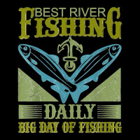 Best River Fishing   Daily Big Day Of Fishing T Shirt Adjustable Cap | Artistshot