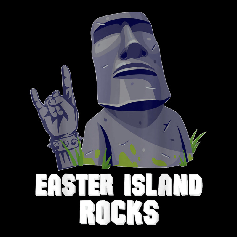 Easter Island Rocks Moai Statue Rapa Nui Rock Music Adjustable Cap | Artistshot