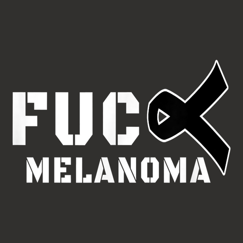 Fuck Melanoma Skin Cancer Awareness Champion Hoodie | Artistshot