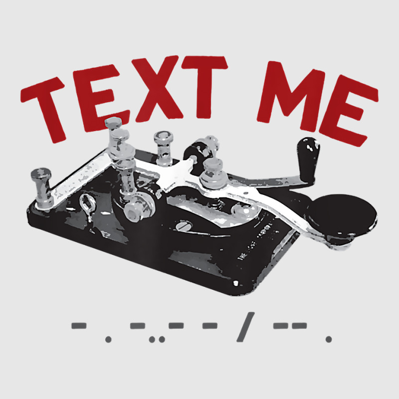 Text Me  Morse Code Key  Ham Radio T Shirt Unisex Jogger by pypybedypa | Artistshot