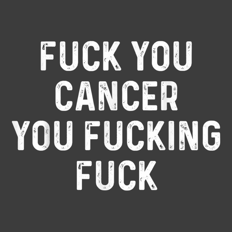 Fuck You Cancer You Fucking Fuck Funny Cancer Awareness Men's Polo Shirt by KellyStella | Artistshot