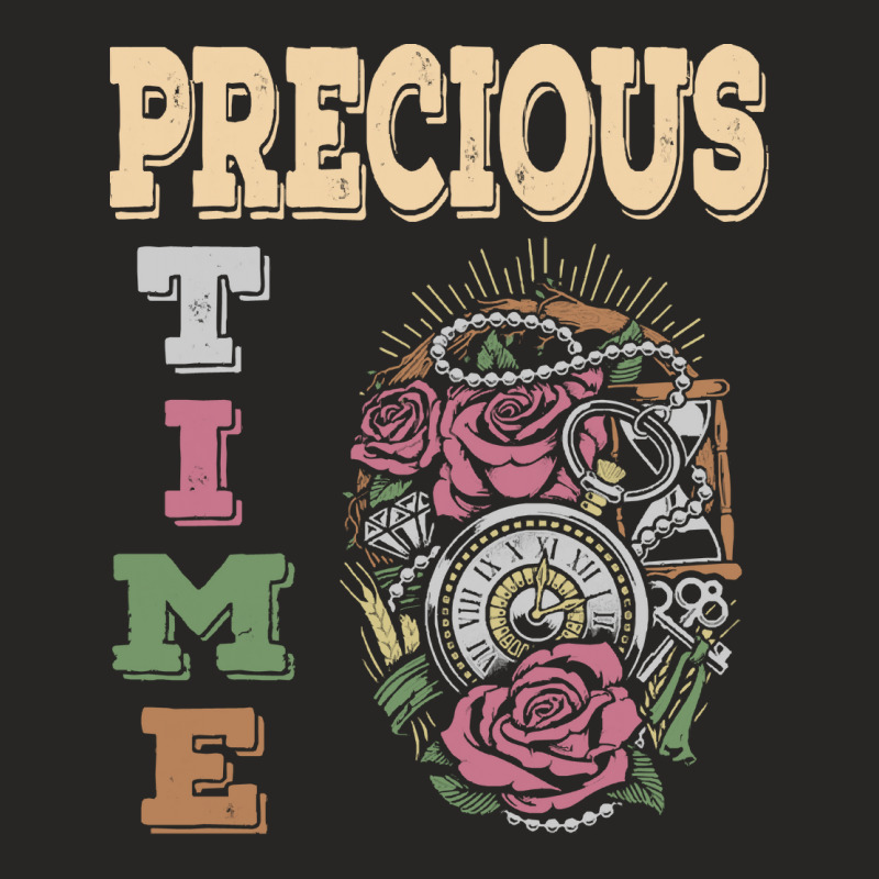 Precious Time Management T  Shirt Precious Time T  Shirt Ladies Fitted T-Shirt by endercovet | Artistshot