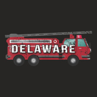 Firefighter Prep Shirt Delaware Firetruck Ladies Fitted T-shirt | Artistshot