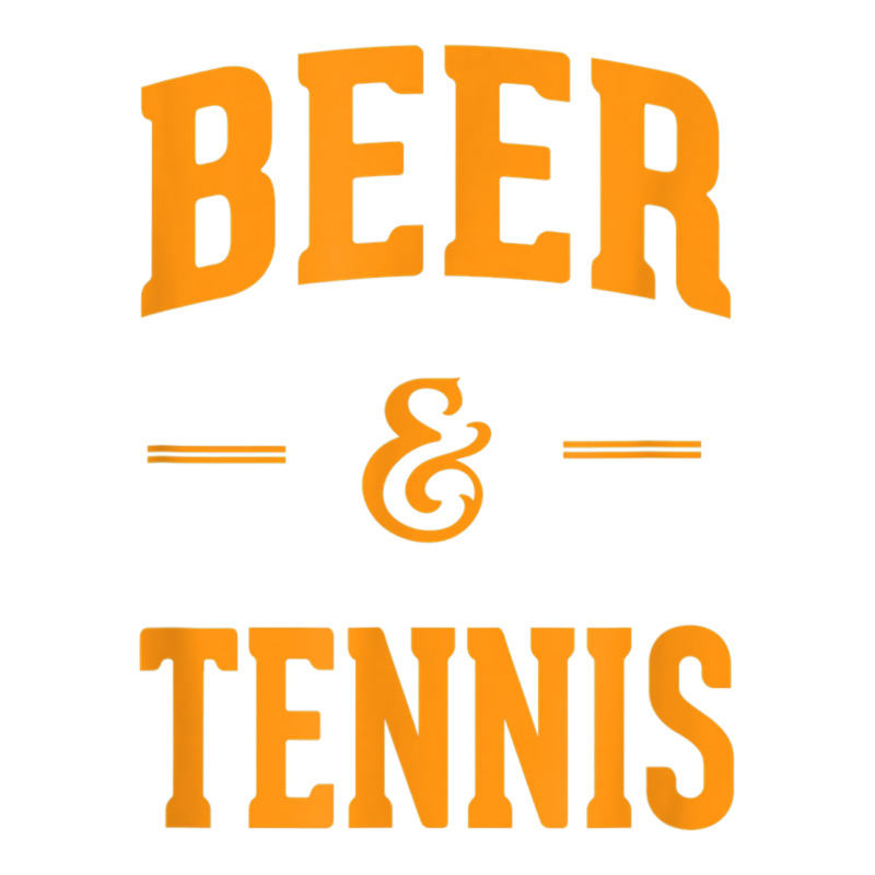 Beer & Tennis Perfect Combination Funny Tennis Fans Gifts Unisex Hoodie by cm-arts | Artistshot