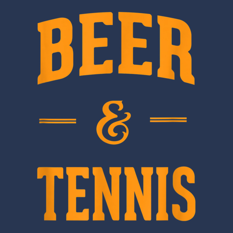 Beer & Tennis Perfect Combination Funny Tennis Fans Gifts Men Denim Jacket by cm-arts | Artistshot