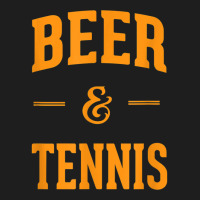 Beer & Tennis Perfect Combination Funny Tennis Fans Gifts Classic T-shirt | Artistshot