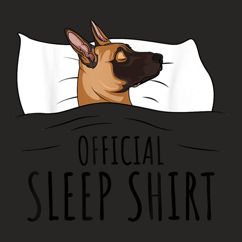 Official Sleep Shirt Malinois Dog T Shirt Ladies Fitted T-Shirt by nuzhetanopo | Artistshot