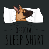 Official Sleep Shirt Malinois Dog T Shirt Women's Triblend Scoop T-shirt | Artistshot