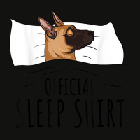 Official Sleep Shirt Malinois Dog T Shirt Scorecard Crop Tee | Artistshot