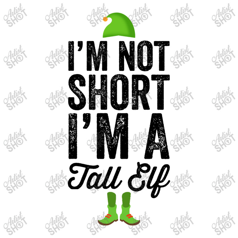 Im Not Short Im A Tall Elf V-neck Tee | Artistshot