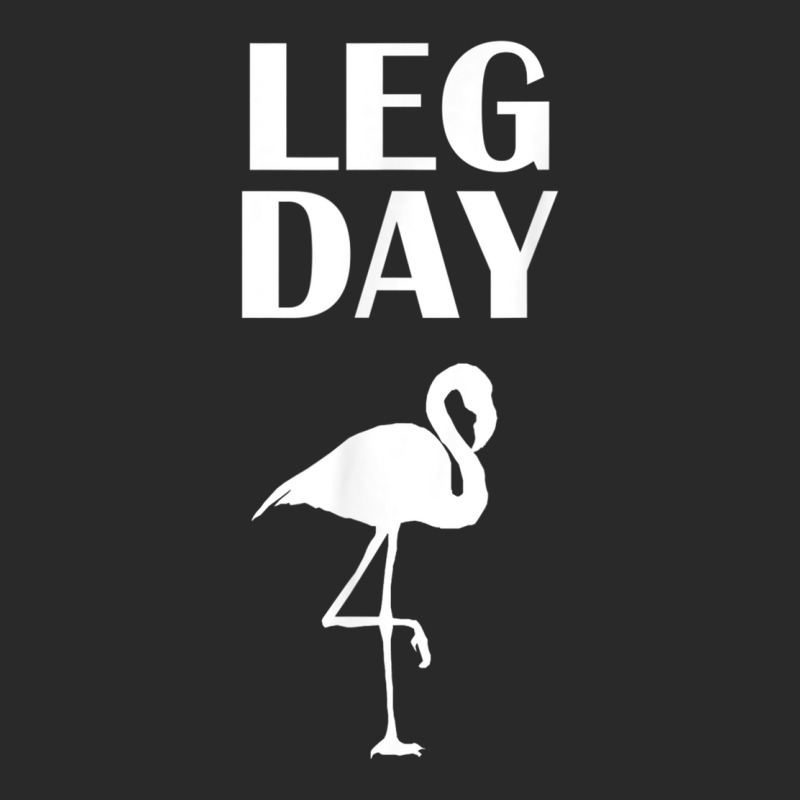 Flamingo Leg Day Funny Work Out Shirt Toddler T-shirt by cm-arts | Artistshot