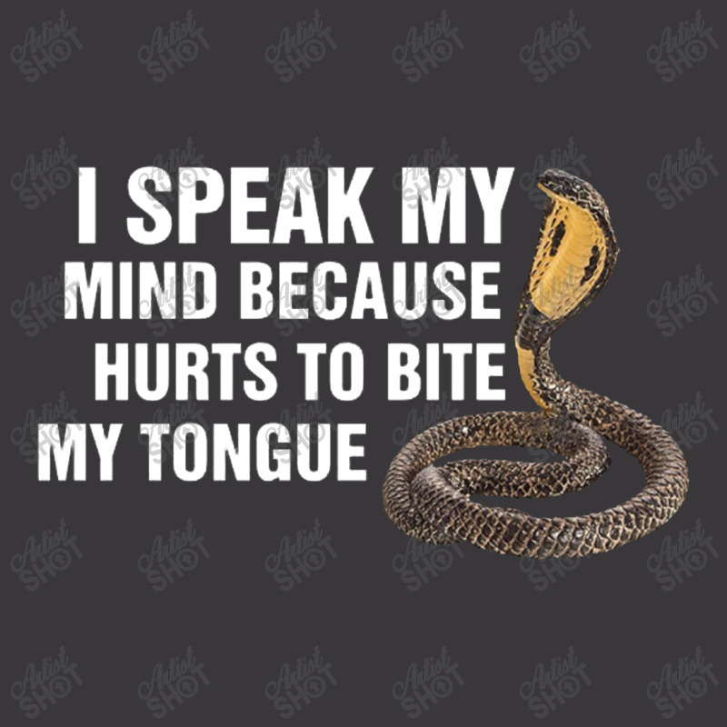 I Speak My Mind Because It Hurts To Bite My Tongue, Speak My Mind Ladies Curvy T-Shirt by HlebVasilev | Artistshot