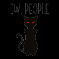 Ew People Introvert Evil Halloween Cat Women's V-neck T-shirt | Artistshot