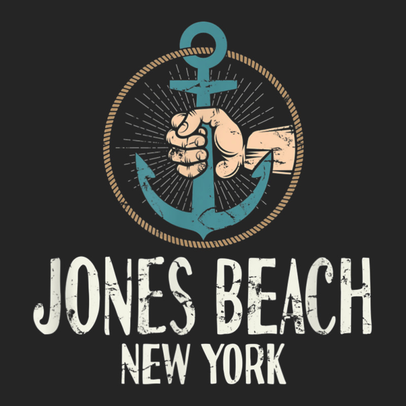 Jones Beach New York Boat Anchor T Shirt Distressed Unisex Hoodie by cm-arts | Artistshot