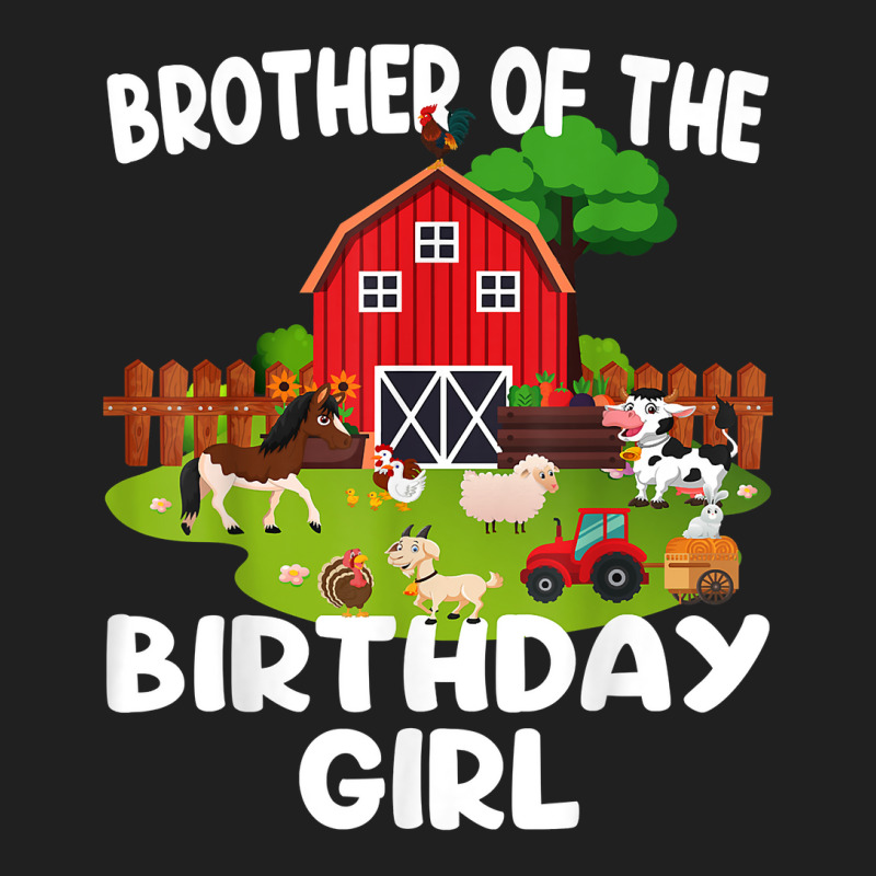 Barnyard Birthday Farm Animals Brother Birthday Girl Ladies Polo Shirt by EllaJennifer | Artistshot