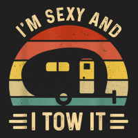 I_m Sexy And I Tow It Funny Caravan Camping Rv Trailer Gift Ladies Polo Shirt | Artistshot