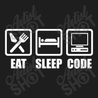 Eat Sleep Code Classic T-shirt | Artistshot