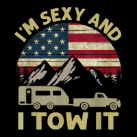 I_m Sexy And I Tow It Funny Caravan Camping Rv Trailer Cropped Sweater | Artistshot