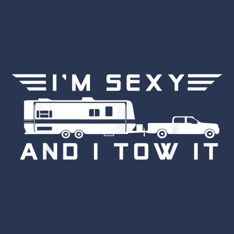 I_m Sexy And I Tow It, Funny Caravan Camping Rv Trailer Ladies Denim Jacket by SandyMarjorie | Artistshot