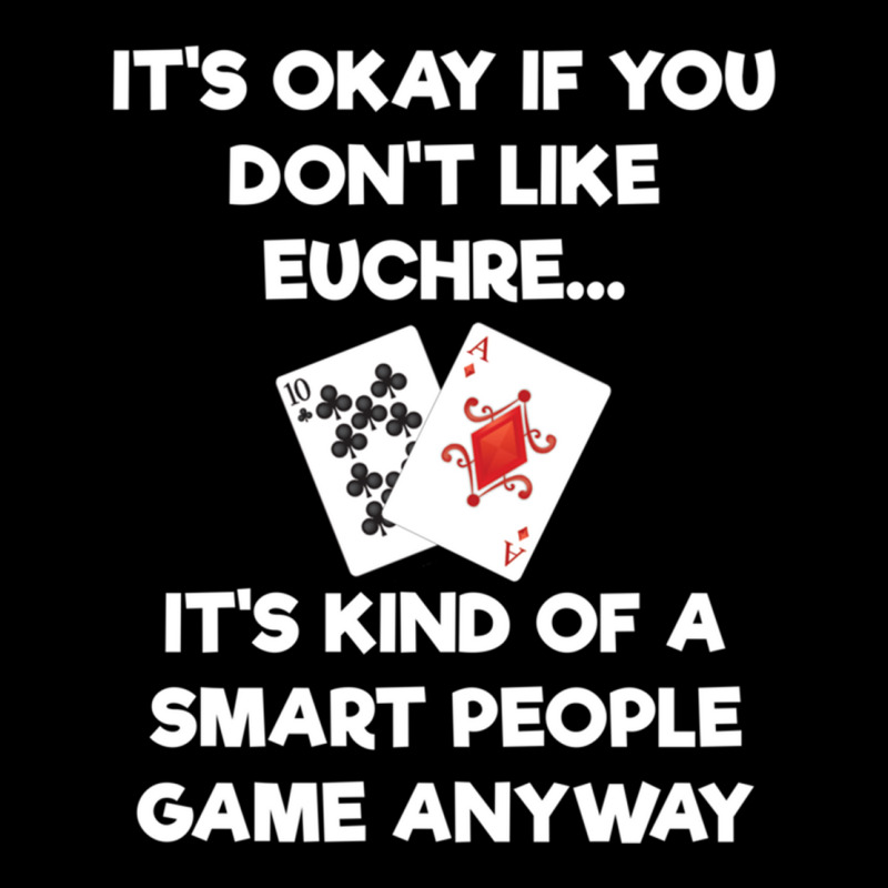 Euchre Long Sleeve Shirt Funny Euchre Card Game Smart People Adjustable Cap by cm-arts | Artistshot