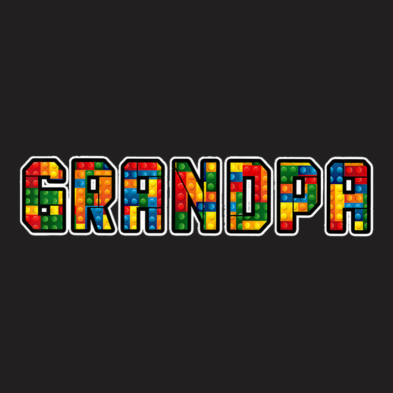 Brick Builder Funny Blocks Master Builder Grandpa T Shirt T-shirt | Artistshot