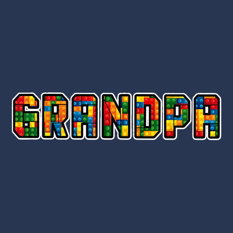 Brick Builder Funny Blocks Master Builder Grandpa T Shirt Men Denim Jacket | Artistshot